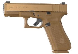 GLOCK 19X 9mm Pistol - 4.02" - Coyote - 1x 17rd, 2x 19rd Mags